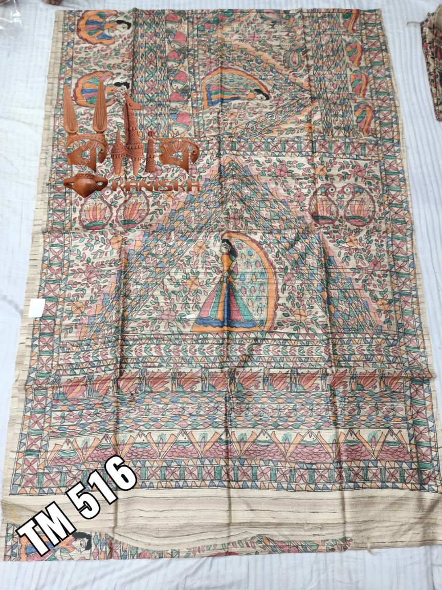 TASAR MADHUBANI HAND PAINTING TM 516 Product Image
